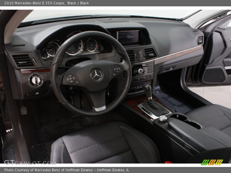 Black / Black 2010 Mercedes-Benz E 350 Coupe
