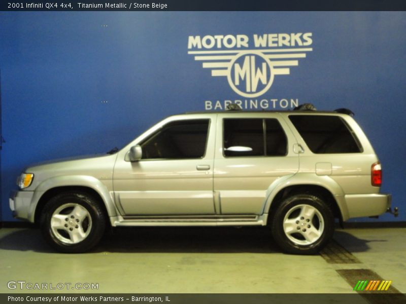 Titanium Metallic / Stone Beige 2001 Infiniti QX4 4x4