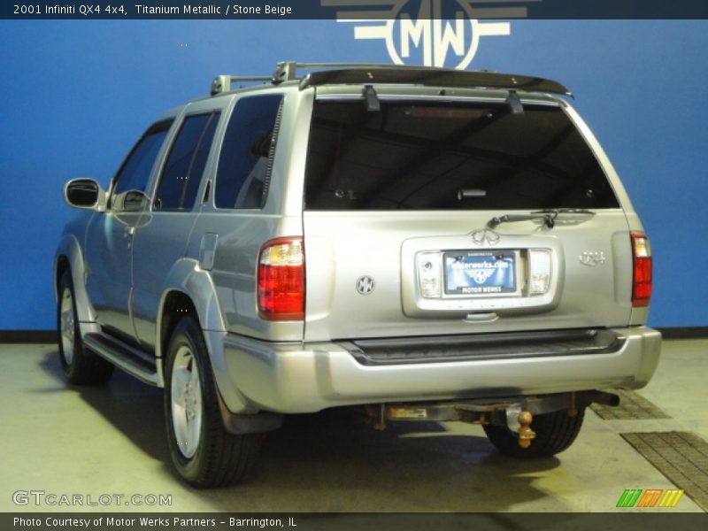Titanium Metallic / Stone Beige 2001 Infiniti QX4 4x4