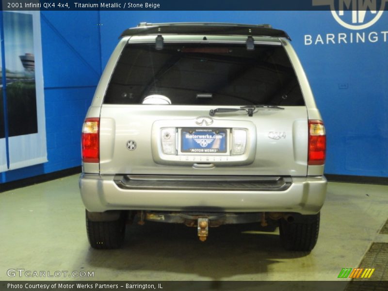 Titanium Metallic / Stone Beige 2001 Infiniti QX4 4x4