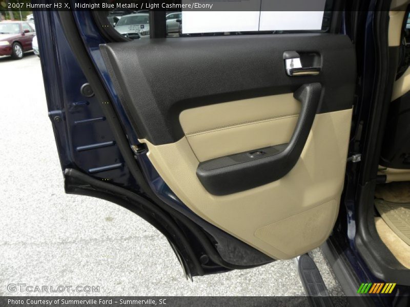 Midnight Blue Metallic / Light Cashmere/Ebony 2007 Hummer H3 X