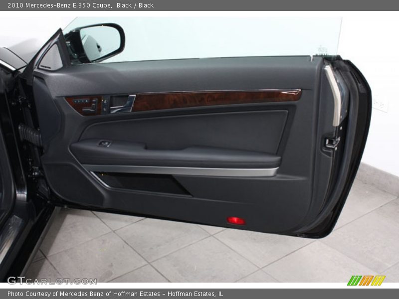 Black / Black 2010 Mercedes-Benz E 350 Coupe