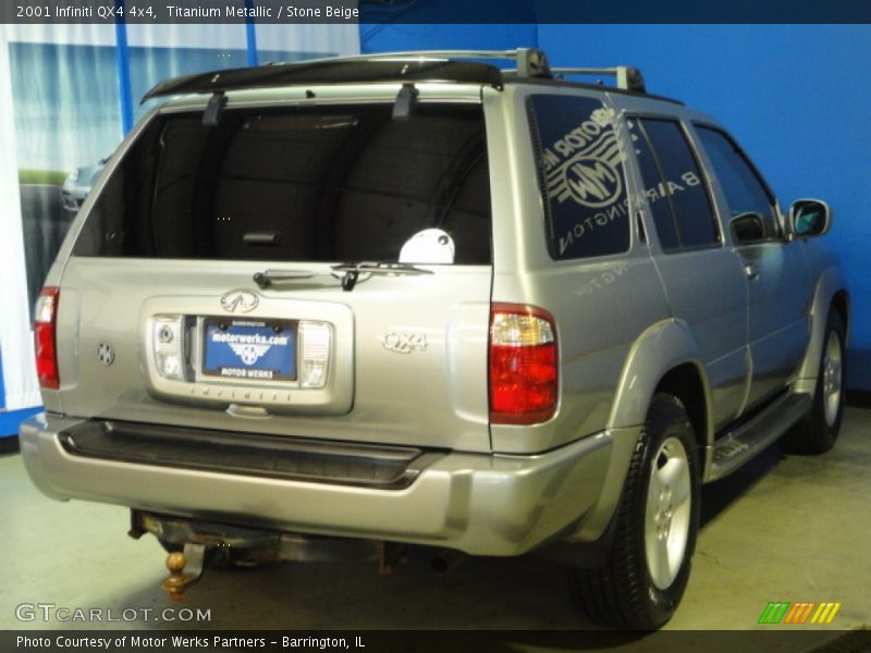 Titanium Metallic / Stone Beige 2001 Infiniti QX4 4x4