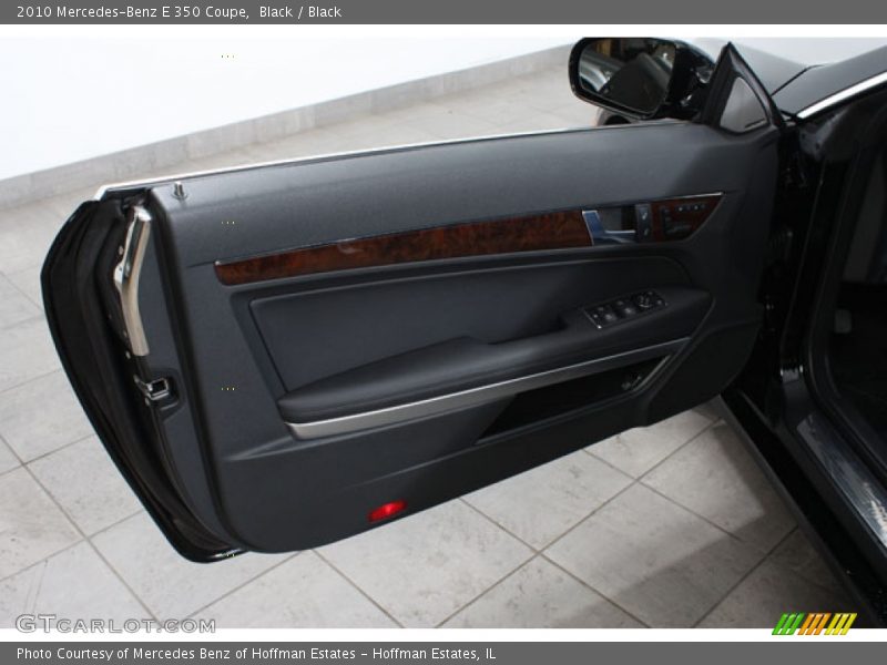 Black / Black 2010 Mercedes-Benz E 350 Coupe