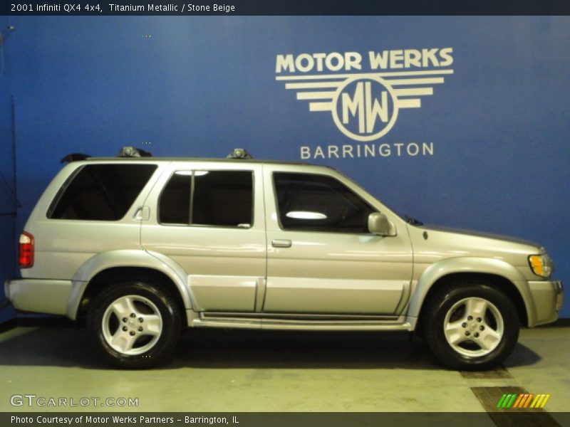 Titanium Metallic / Stone Beige 2001 Infiniti QX4 4x4