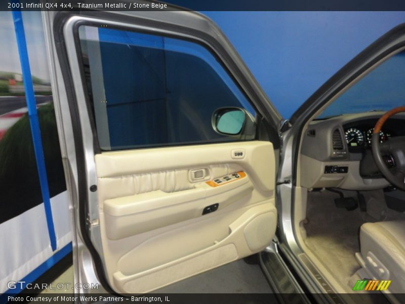 Titanium Metallic / Stone Beige 2001 Infiniti QX4 4x4