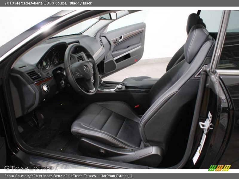 Black / Black 2010 Mercedes-Benz E 350 Coupe