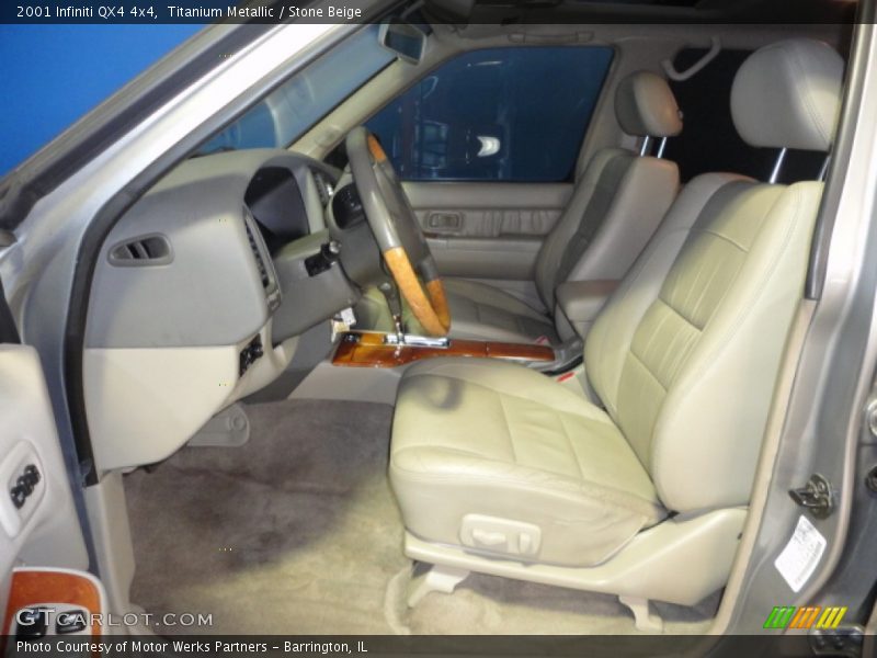 Titanium Metallic / Stone Beige 2001 Infiniti QX4 4x4