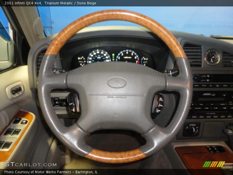 Titanium Metallic / Stone Beige 2001 Infiniti QX4 4x4