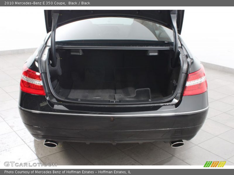 Black / Black 2010 Mercedes-Benz E 350 Coupe