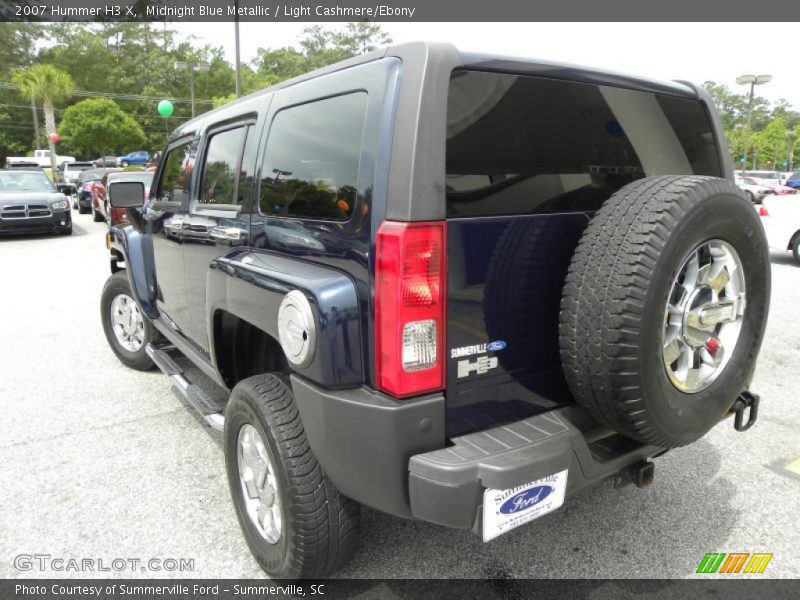 Midnight Blue Metallic / Light Cashmere/Ebony 2007 Hummer H3 X