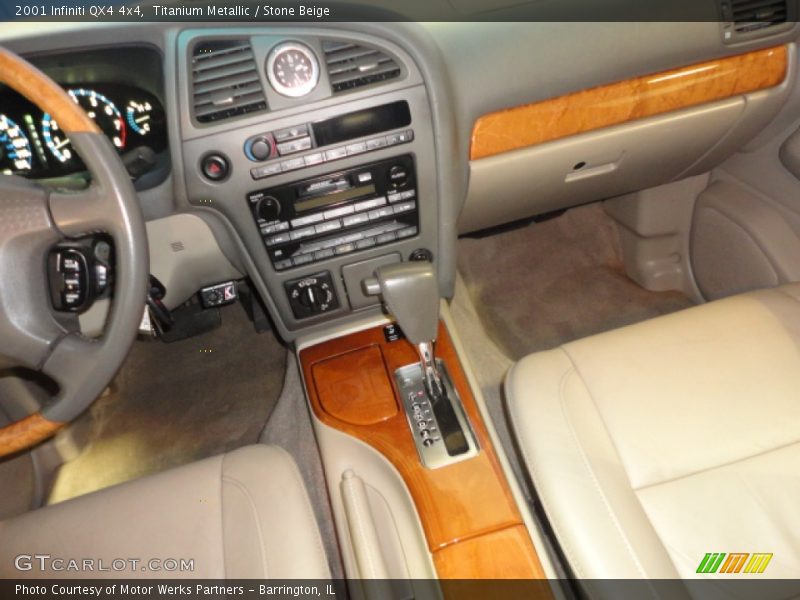 Titanium Metallic / Stone Beige 2001 Infiniti QX4 4x4
