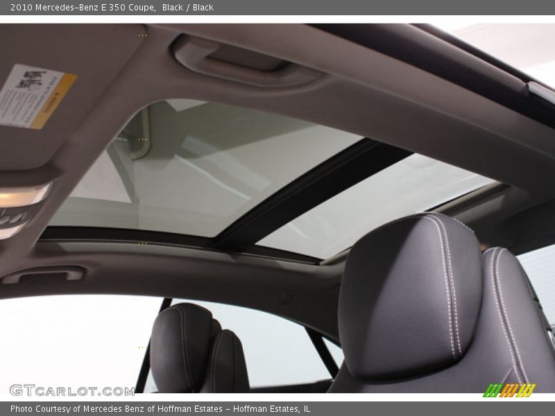 Black / Black 2010 Mercedes-Benz E 350 Coupe