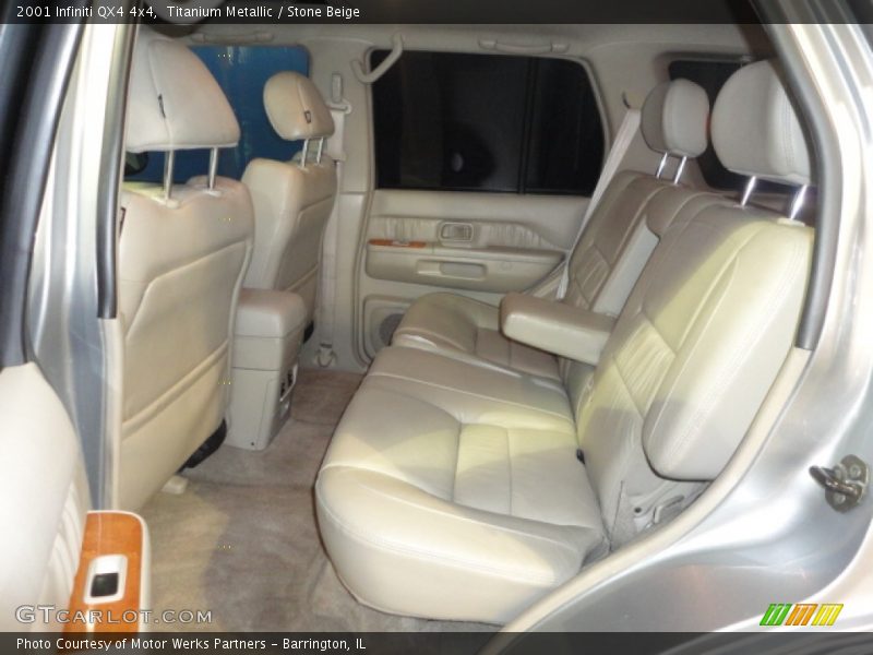 Titanium Metallic / Stone Beige 2001 Infiniti QX4 4x4