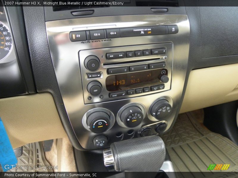 Midnight Blue Metallic / Light Cashmere/Ebony 2007 Hummer H3 X