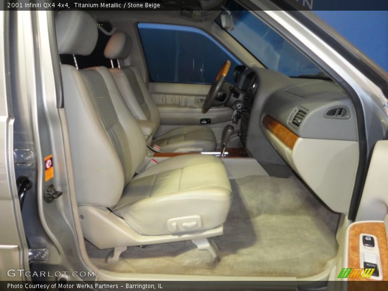 Titanium Metallic / Stone Beige 2001 Infiniti QX4 4x4