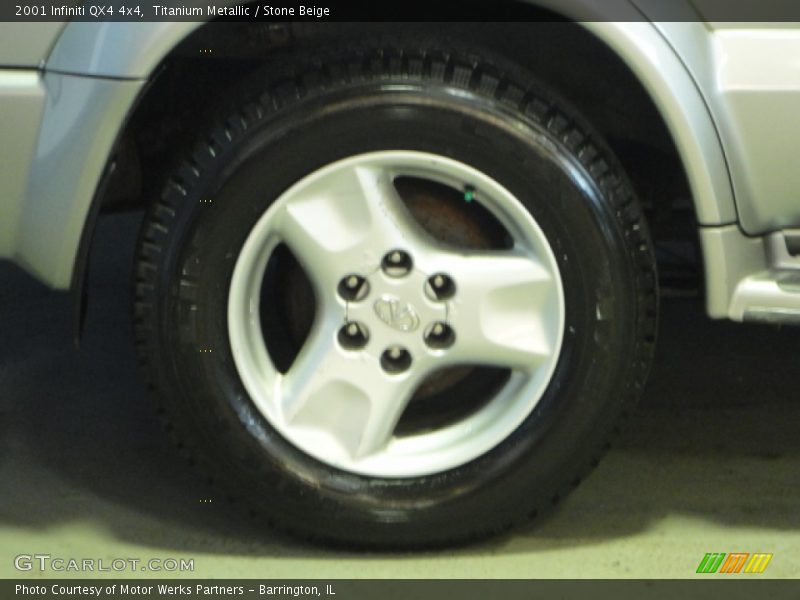 Titanium Metallic / Stone Beige 2001 Infiniti QX4 4x4