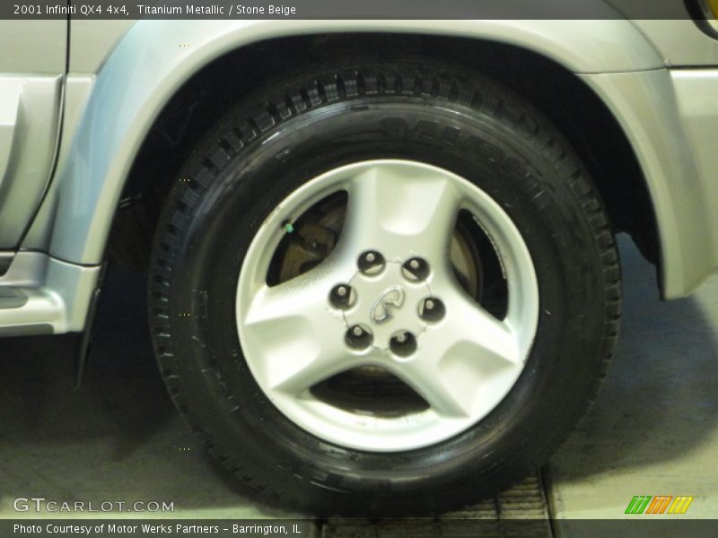 Titanium Metallic / Stone Beige 2001 Infiniti QX4 4x4