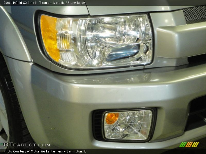 Titanium Metallic / Stone Beige 2001 Infiniti QX4 4x4