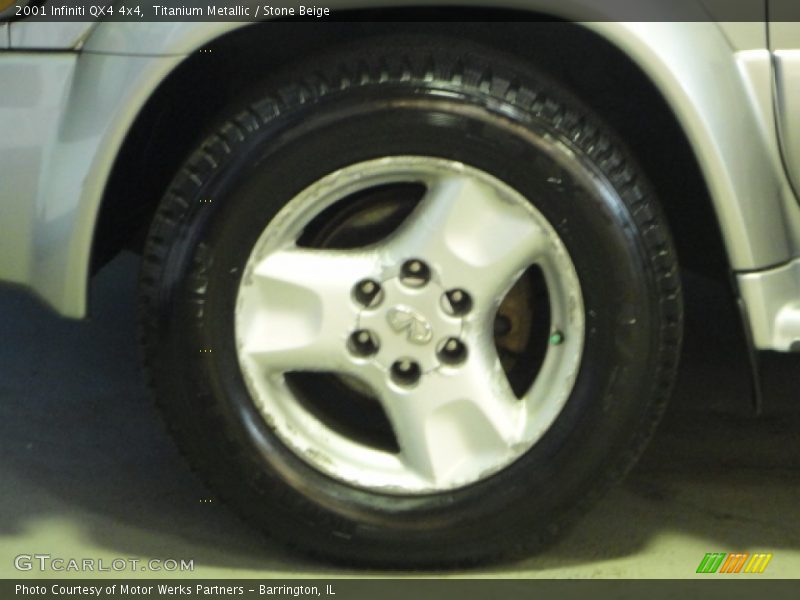 Titanium Metallic / Stone Beige 2001 Infiniti QX4 4x4