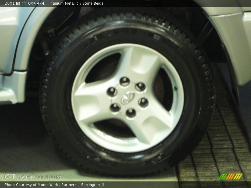 Titanium Metallic / Stone Beige 2001 Infiniti QX4 4x4