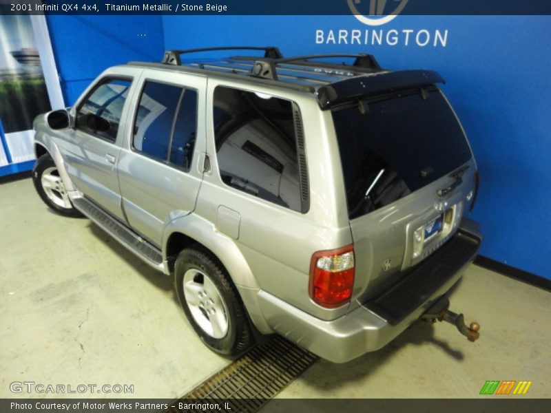 Titanium Metallic / Stone Beige 2001 Infiniti QX4 4x4