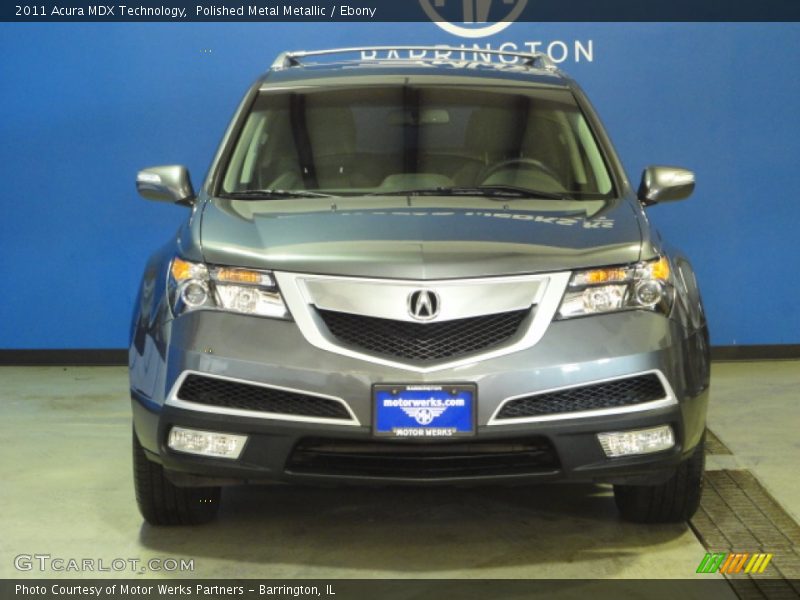 Polished Metal Metallic / Ebony 2011 Acura MDX Technology