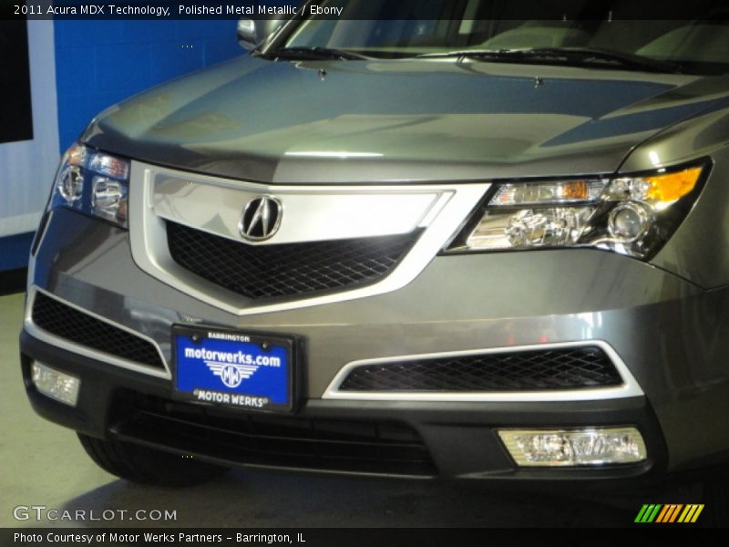Polished Metal Metallic / Ebony 2011 Acura MDX Technology