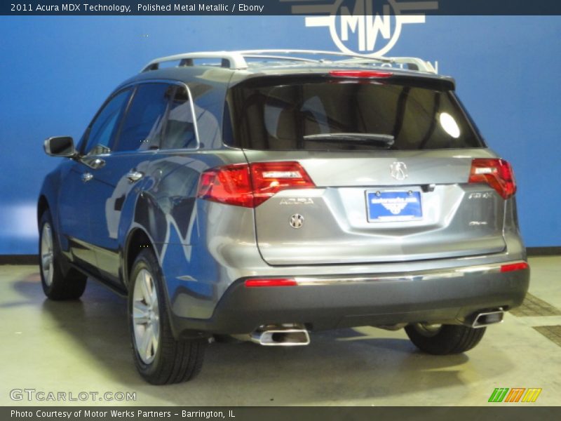 Polished Metal Metallic / Ebony 2011 Acura MDX Technology