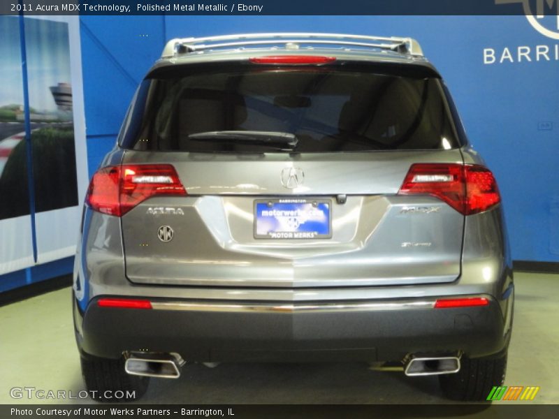 Polished Metal Metallic / Ebony 2011 Acura MDX Technology