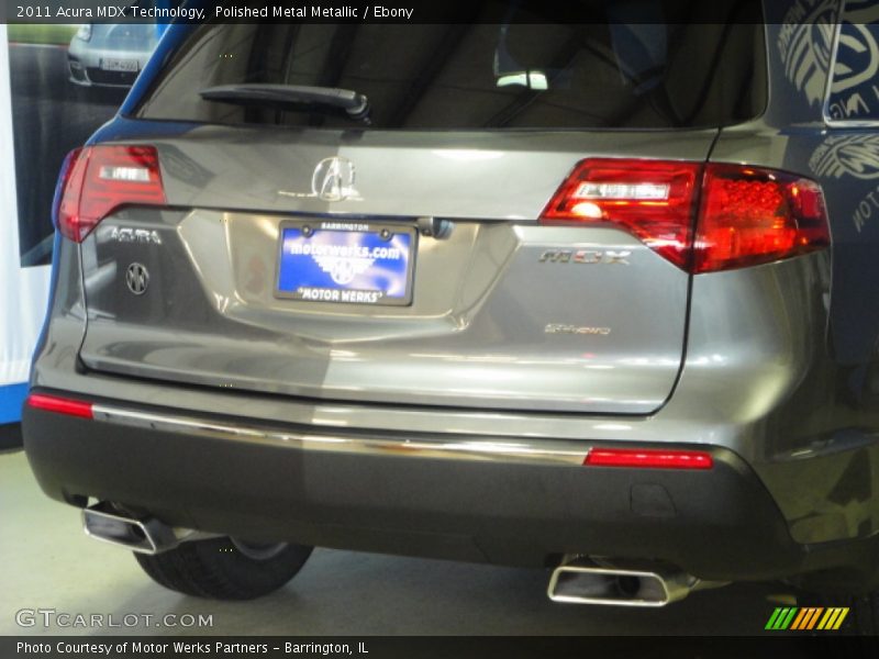 Polished Metal Metallic / Ebony 2011 Acura MDX Technology