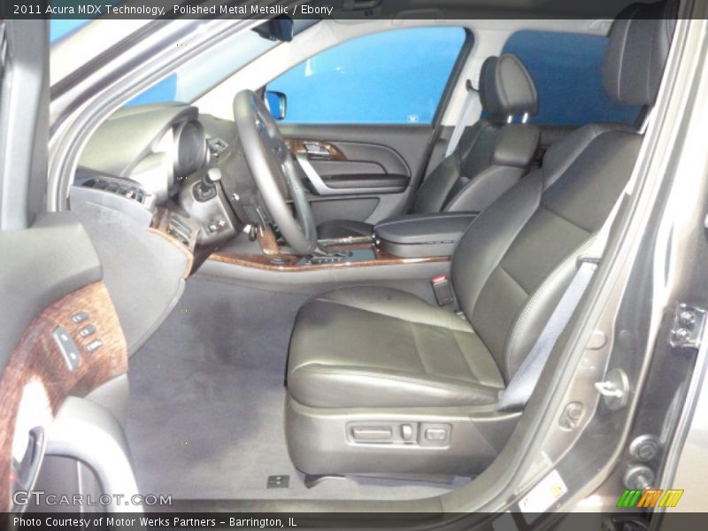 Polished Metal Metallic / Ebony 2011 Acura MDX Technology