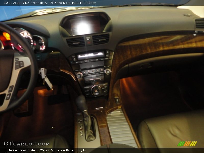 Polished Metal Metallic / Ebony 2011 Acura MDX Technology