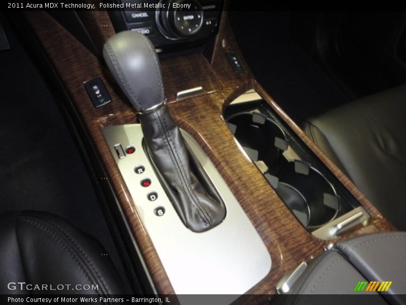 Polished Metal Metallic / Ebony 2011 Acura MDX Technology