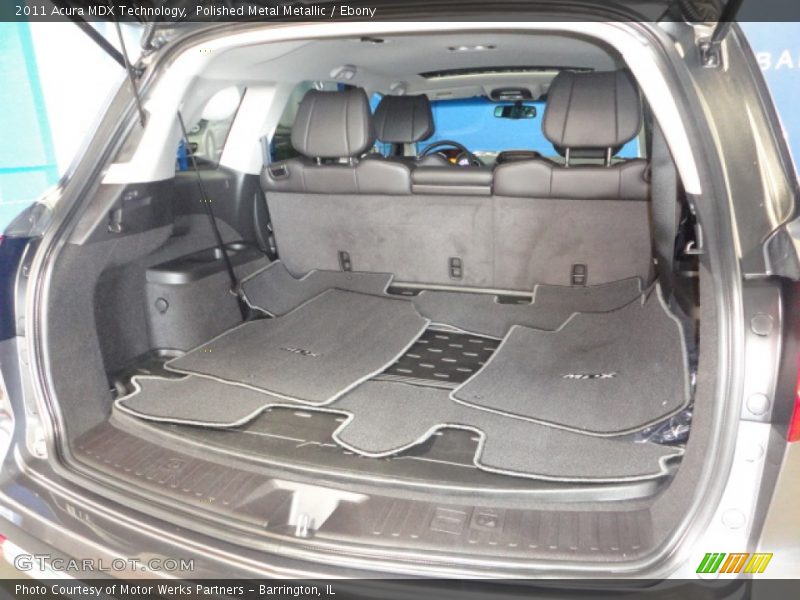 Polished Metal Metallic / Ebony 2011 Acura MDX Technology