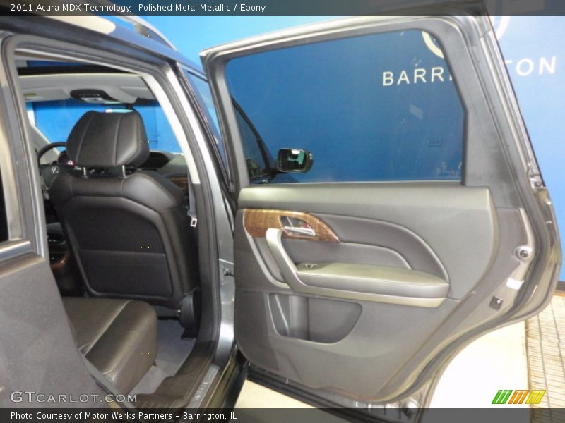 Polished Metal Metallic / Ebony 2011 Acura MDX Technology