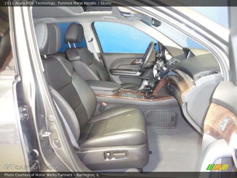 Polished Metal Metallic / Ebony 2011 Acura MDX Technology
