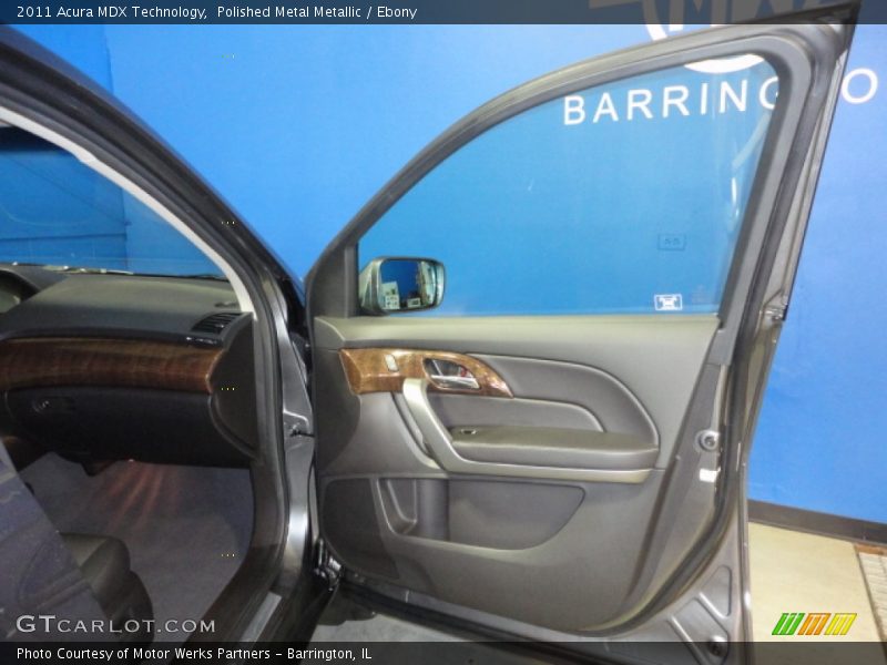 Polished Metal Metallic / Ebony 2011 Acura MDX Technology