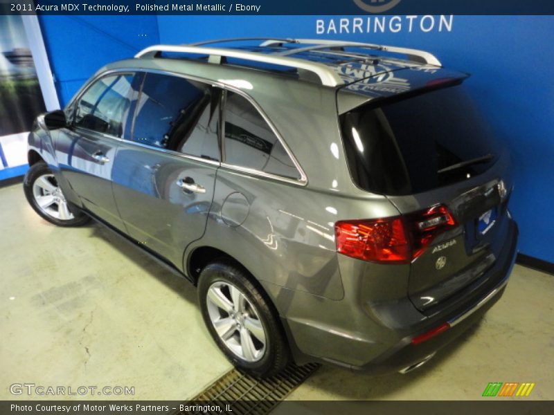 Polished Metal Metallic / Ebony 2011 Acura MDX Technology