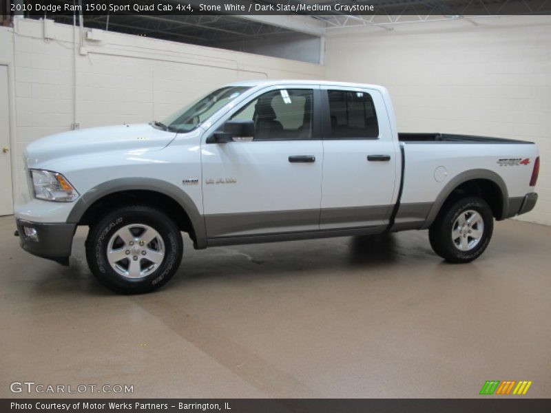 Stone White / Dark Slate/Medium Graystone 2010 Dodge Ram 1500 Sport Quad Cab 4x4