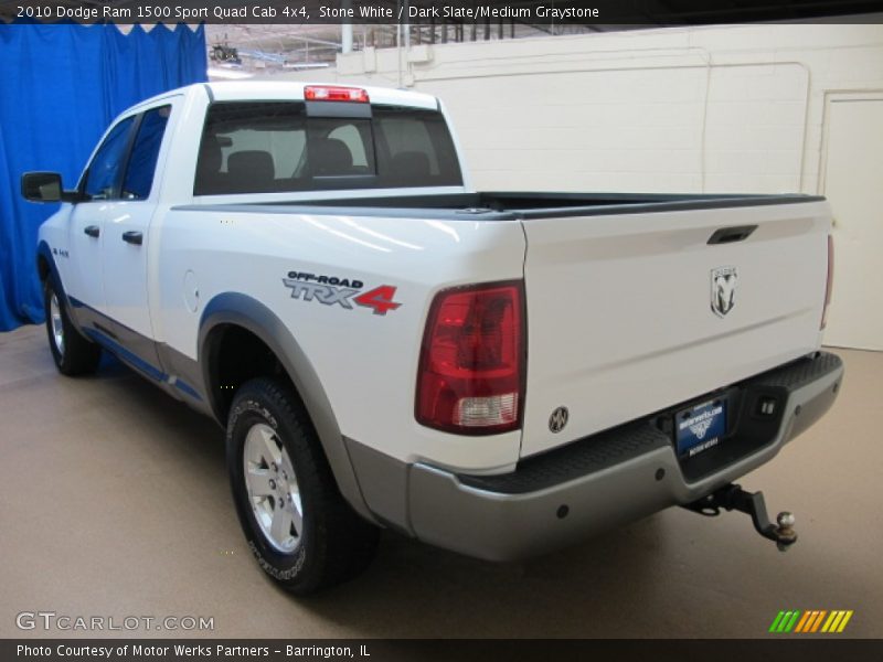 Stone White / Dark Slate/Medium Graystone 2010 Dodge Ram 1500 Sport Quad Cab 4x4