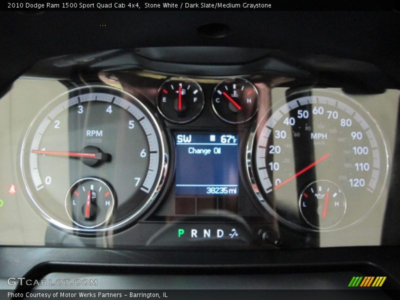 Stone White / Dark Slate/Medium Graystone 2010 Dodge Ram 1500 Sport Quad Cab 4x4