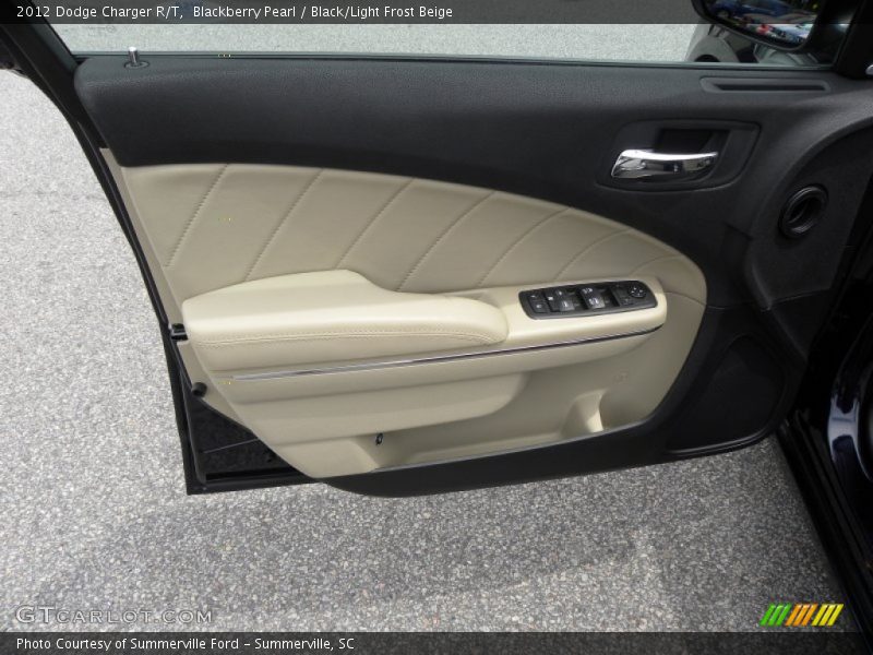 Blackberry Pearl / Black/Light Frost Beige 2012 Dodge Charger R/T