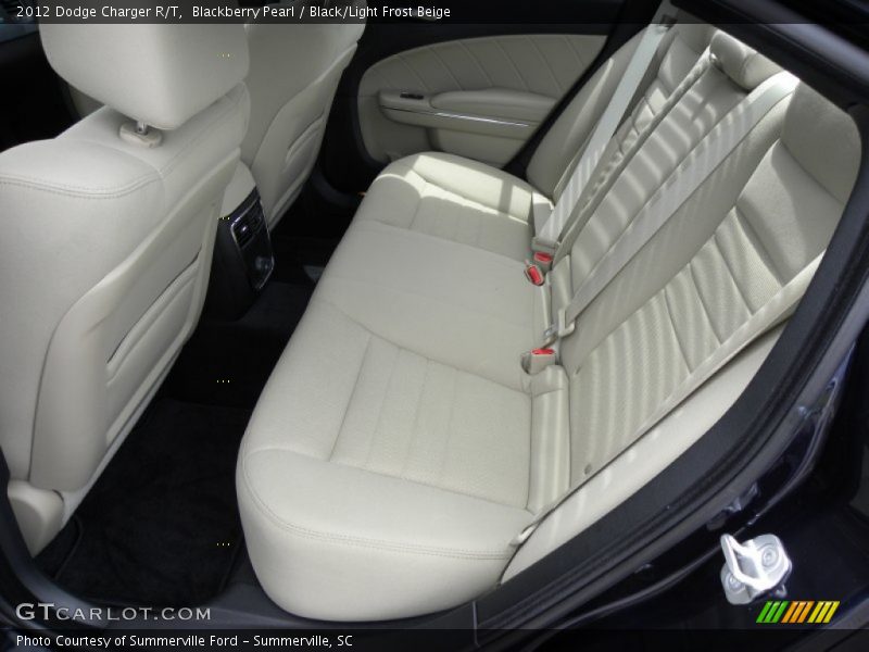 Blackberry Pearl / Black/Light Frost Beige 2012 Dodge Charger R/T