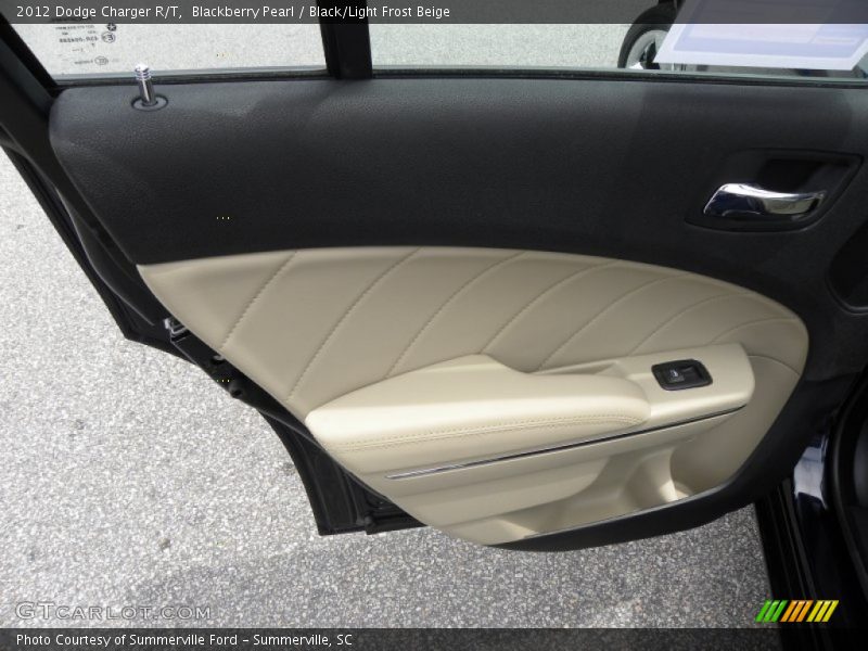 Blackberry Pearl / Black/Light Frost Beige 2012 Dodge Charger R/T