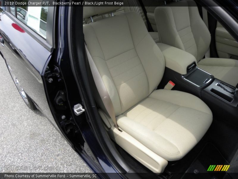 Blackberry Pearl / Black/Light Frost Beige 2012 Dodge Charger R/T