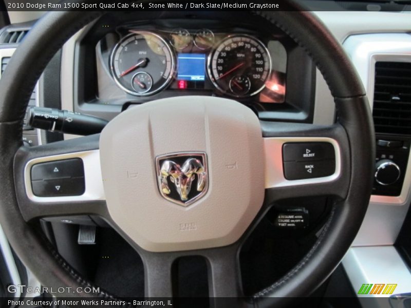 Stone White / Dark Slate/Medium Graystone 2010 Dodge Ram 1500 Sport Quad Cab 4x4