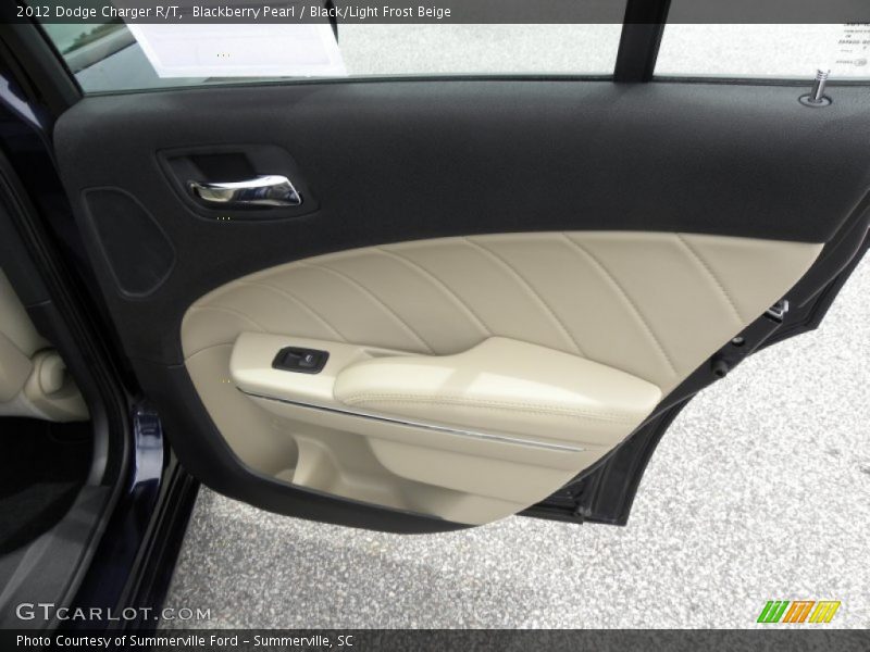 Blackberry Pearl / Black/Light Frost Beige 2012 Dodge Charger R/T