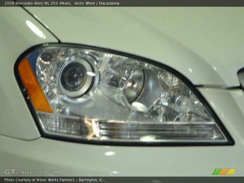 Arctic White / Macadamia 2008 Mercedes-Benz ML 350 4Matic