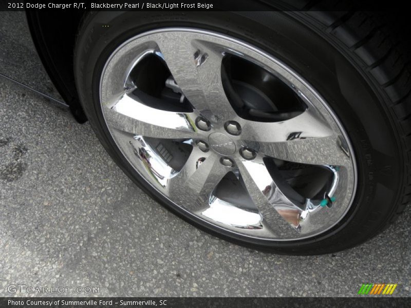 Blackberry Pearl / Black/Light Frost Beige 2012 Dodge Charger R/T
